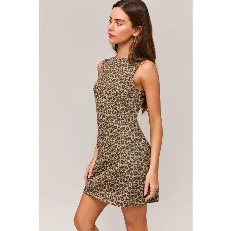 aspen leopard dress