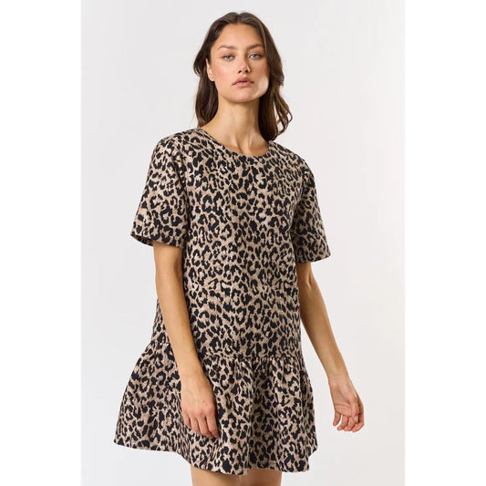 megan leopard dress