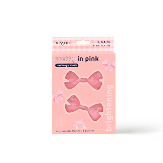 pink under eye mask