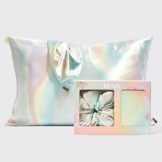 holiday satin pillowcase