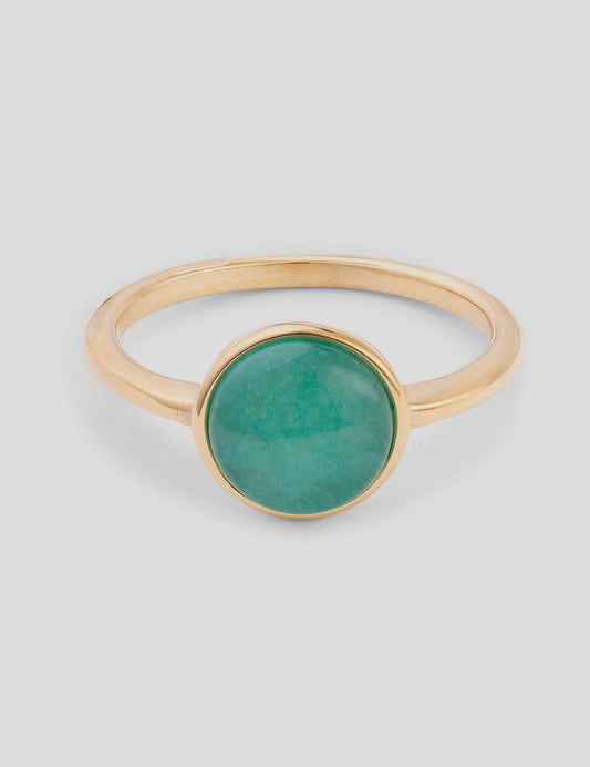 green jade ring