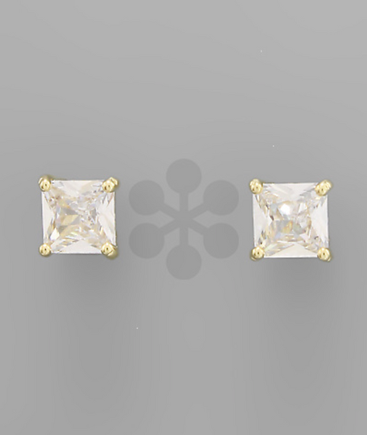 7mm diamond studs