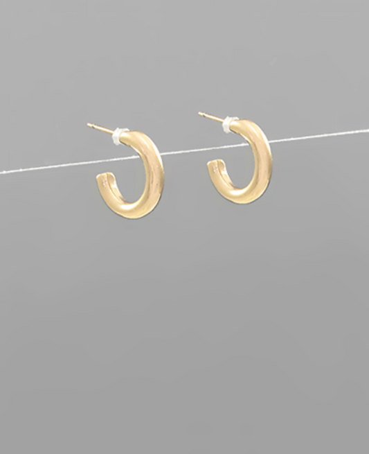 15mm gold hoops