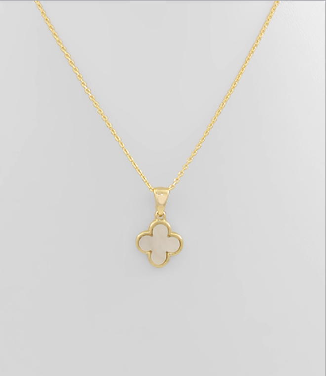 white clover necklace