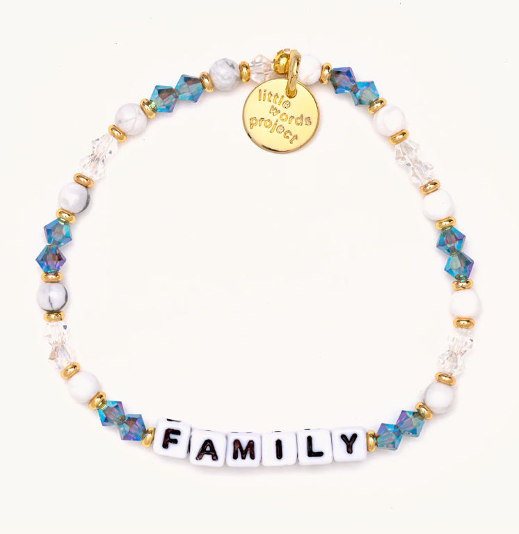 family beaded bracelet