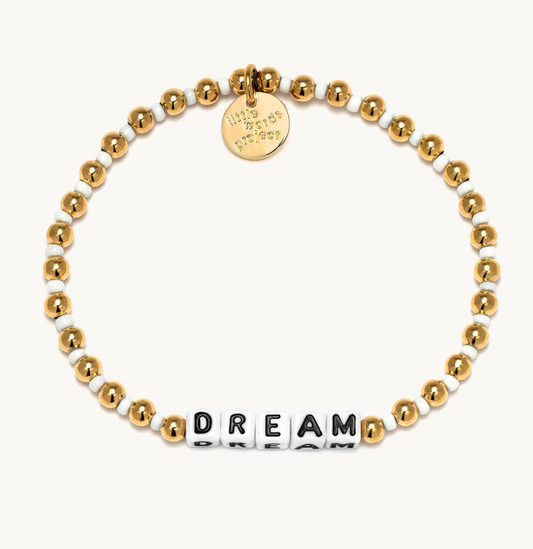 dream gold beaded bracelet