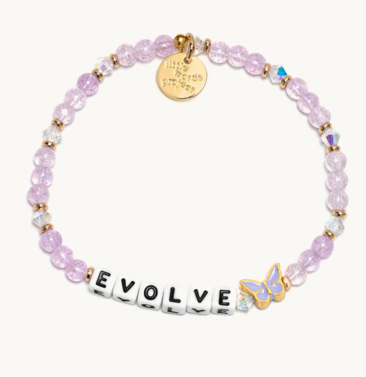 evolve butterfly beaded bracelet