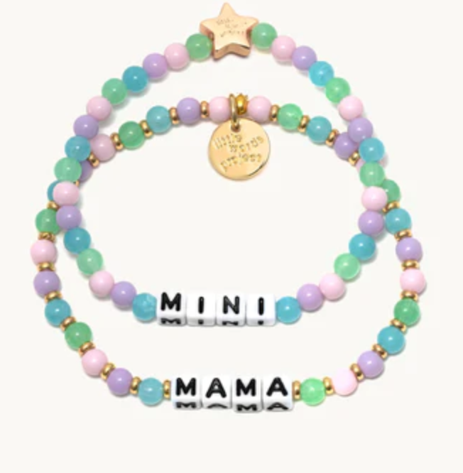 mama & mini beaded bracelet