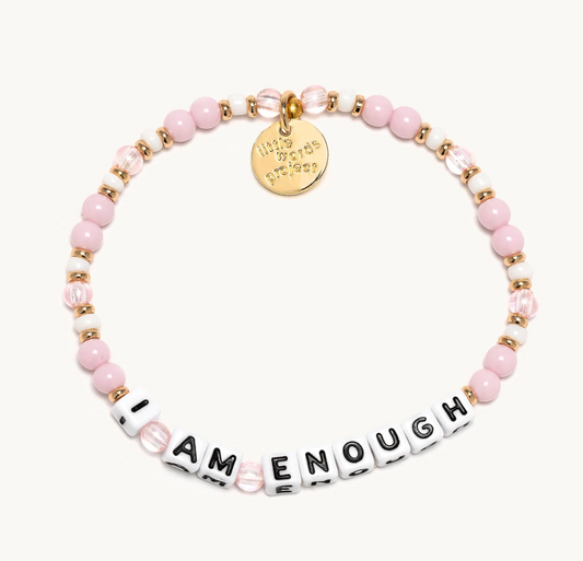 i am enough beaded bracelet