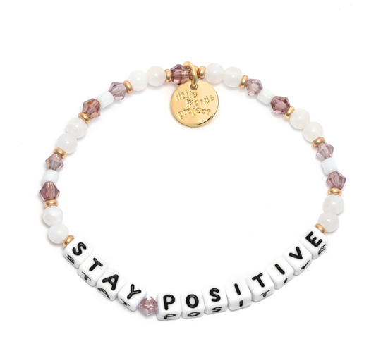 stay positive bracelet