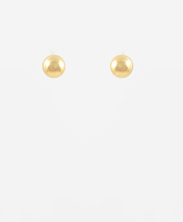 8mm gold ball studs