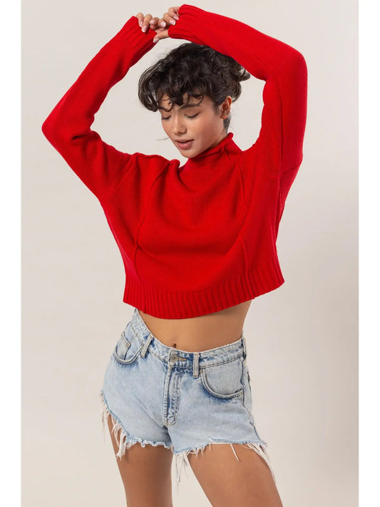 catherine red sweater