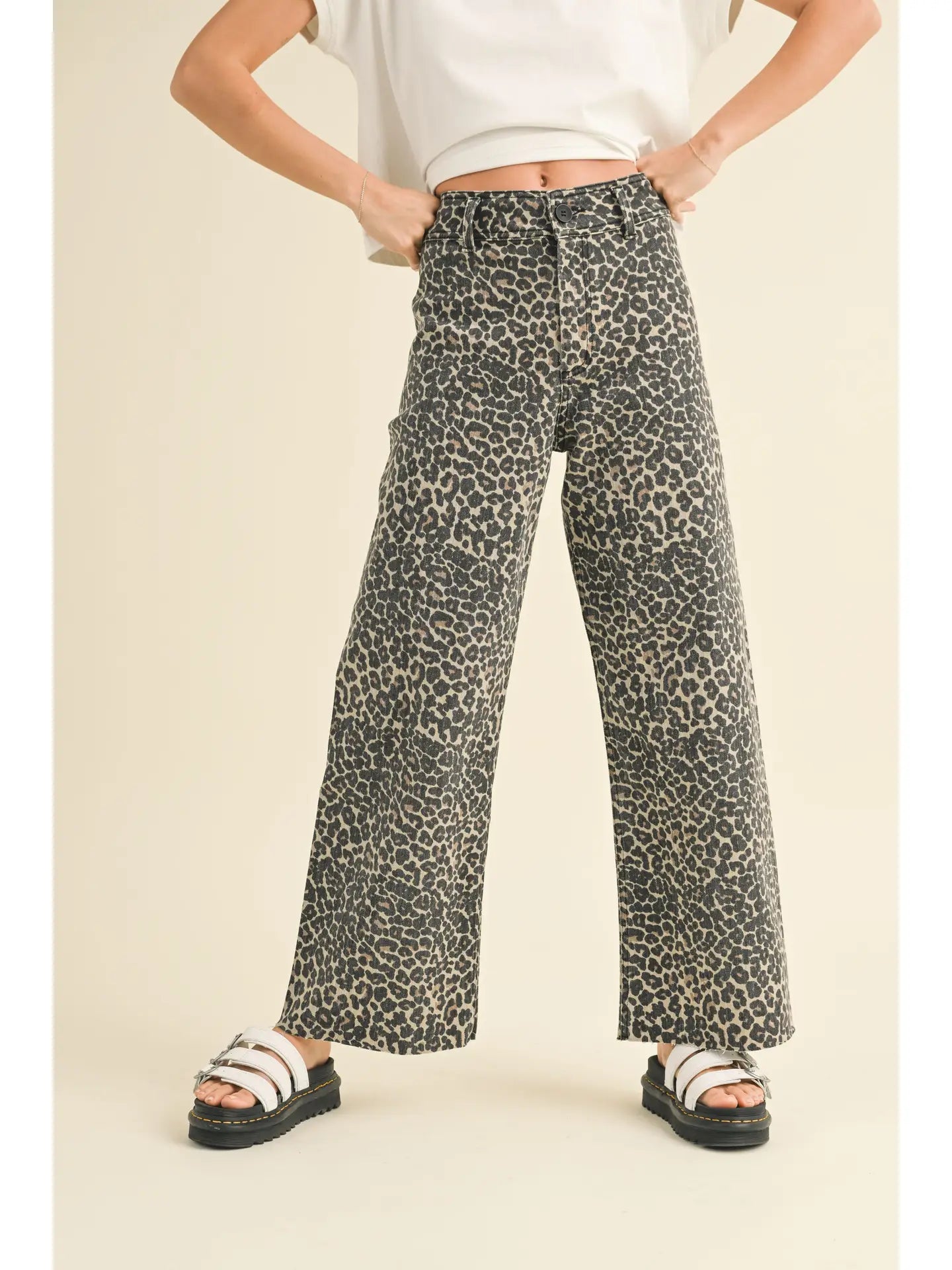 sadie leopard jean