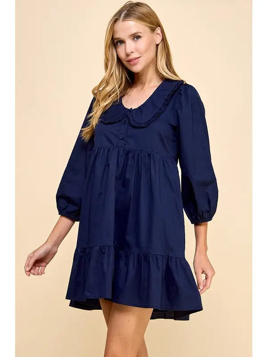 nataly navy dress