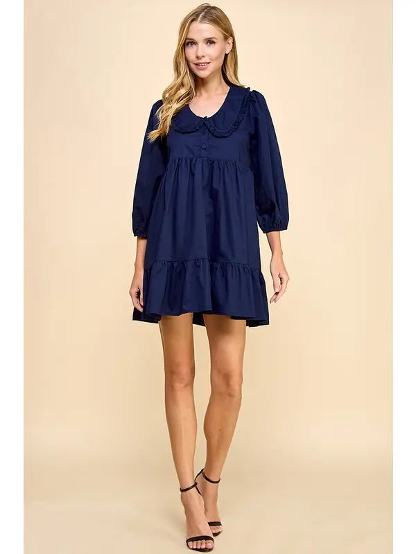 nataly navy dress