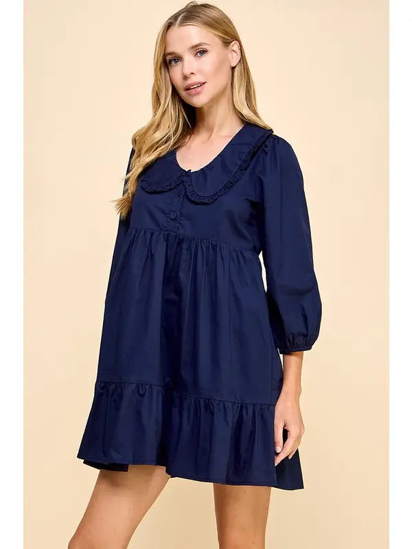 nataly navy dress